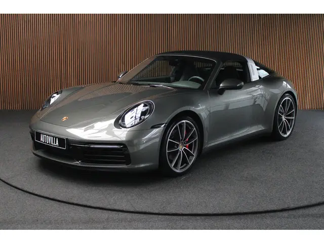 Porsche 911 3.0 4 Targa Leer Navi Camera Bose Climate C. PDC Alcantara binnenhemel (zwart) Stoelverw...