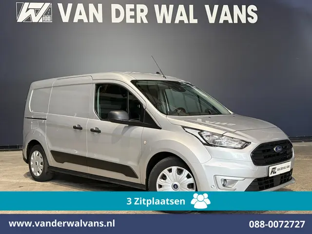 Ford Transit Connect 1.5 EcoBlue L2H1 Euro6 Airco | 3-Zits | Camera | Navigatie | Trekhaak | Verwarm...