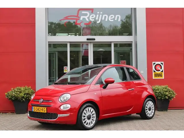 Fiat 500 1.0 Hybrid 69PK DOLCEVITA | PANORAMA DAK | APPLE CARPLAY/ANDROID AUTO | HALF LEDEREN BEKLED...