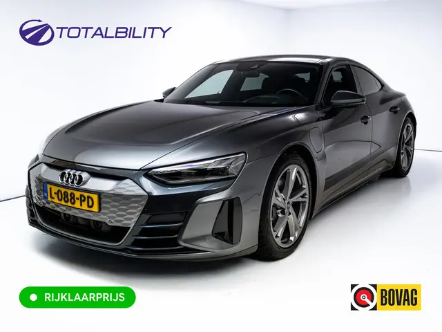 Audi e-tron GT 93 kWh  | Luchtvering | Panoramadak  | Daytona grijs | Leer | 20" LMV | Stoelverwarmi...