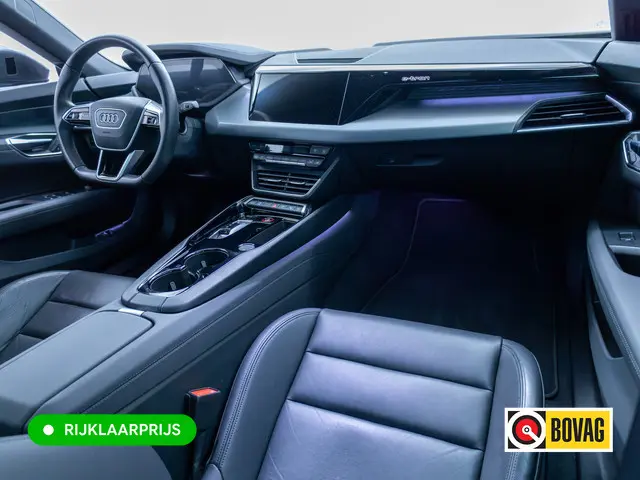 Audi e-tron GT 93 kWh  | Luchtvering | Panoramadak  | Daytona grijs | Leer | 20" LMV | Stoelverwarmi...