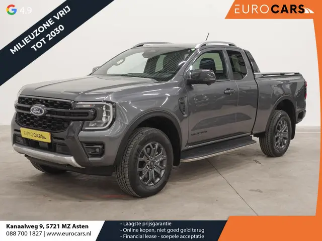 Ford Ranger 2.0 EcoBlue Wildtrak Supercab Automaat Airco Trekhaak Cruise Control Apple Carplay/Andro...