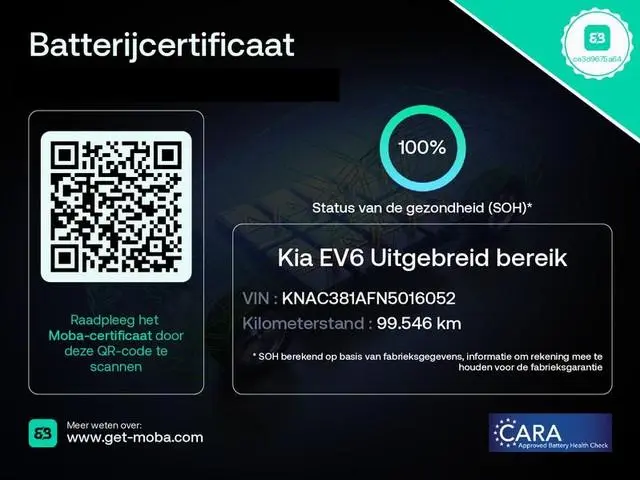 Kia EV6 PLUS 77KWH ACCU 100% GARANTIE TOT 2032*!* BIJNA 2022. STUUR & STOEL VERWARMING . PARKEERSENS...