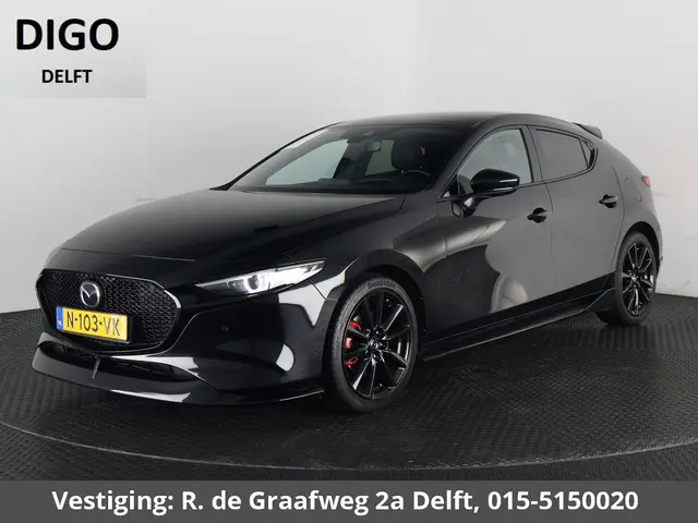 Mazda 3 2.0 e-SkyActiv-X M Hybrid 186 Black Luxury | Navigatie | Stoelverwarming | Camera |