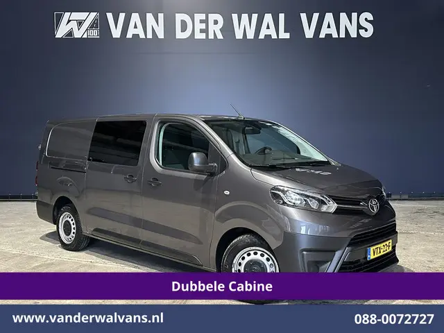 Toyota PROACE Worker 2.0 D-4D 145pk L3H1 Dubbele Cabine Euro6 Airco | 6-Zits | Navigatie | Apple Car...