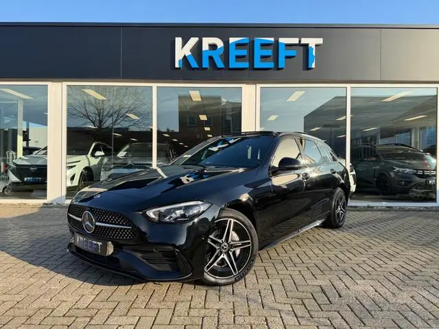 Mercedes-Benz C-klasse Estate 300 e AMG Line 100 km Elektrisch | 360 | Pano