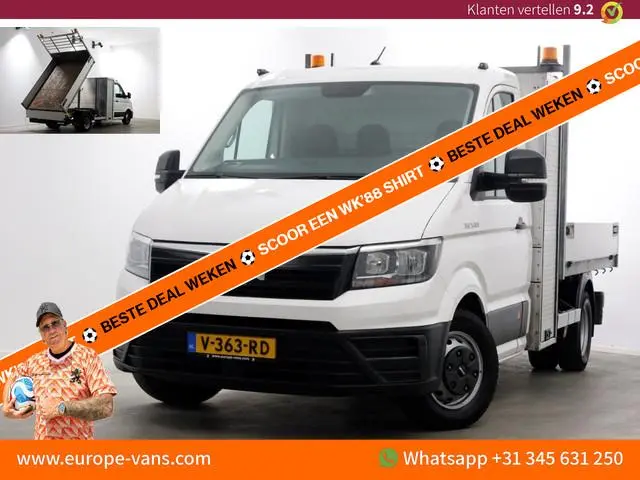 Man TGE 5.180 2.0 177pk E6 L2H1 Kipper Dubbel Lucht Trekhaak 3500kg 06-2018