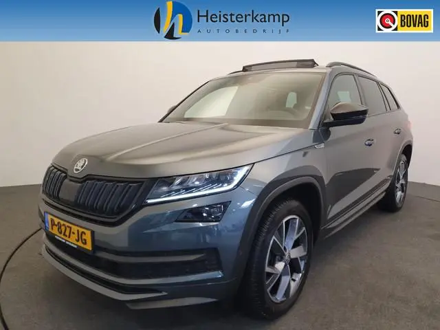 ŠKODA Kodiaq 1.5 TSI 150pk DSG/AUT Sportline 7p. Wegklapbare trekhaak, Panoramadak, Camera