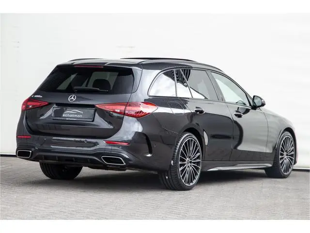 Mercedes-Benz C-klasse Estate 300 e AMG Nightpakket, Pano, Distronic, Trekhaak, Carplay, Hybrid 2023