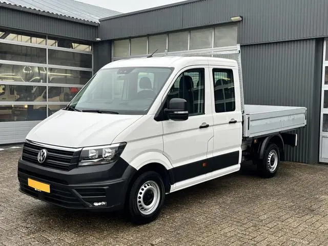 Volkswagen Crafter 35 2.0 TDI DC Open laadbak Airco Cruise controle Pick-up Euro 6 Parkeerhulp achte...