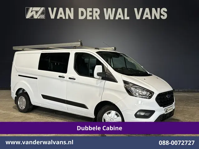 Ford Transit Custom 2.0 TDCI 131pk L2H1 Dubbele Cabine Euro6 Inrichting Airco | 5-zits | LED | Imper...