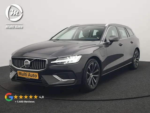 Volvo V60 T6 AWD Core Bright LONG RANGE Plug In Hybrid 350pk Dealer O.H. PHEV | Camera | Lederen Spo...