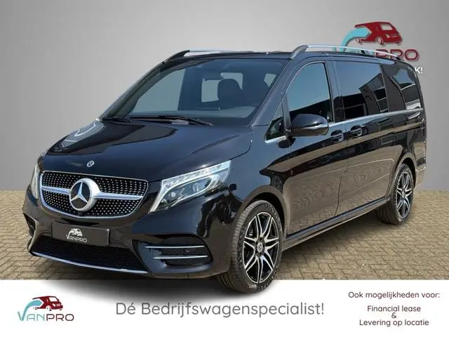 Mercedes-benz V-klasse V300d 239PK AMG 4-MATIC Dubbel Cabine / Koelbox Console / Thermo bekerhouders...