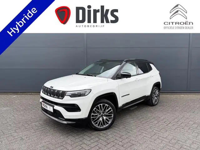 Jeep Compass 4xe 240 Plug-in Hybrid Electric Summit (Elektrisch Schuifdak - Leder incl verwarming/ko...