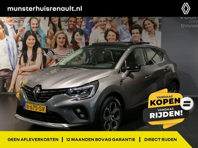 Renault Captur 1.0 TCe 90 Intens - Occasion Lease vanaf €434 p/m - *Dealer onderhouden!*- Elektrisch...