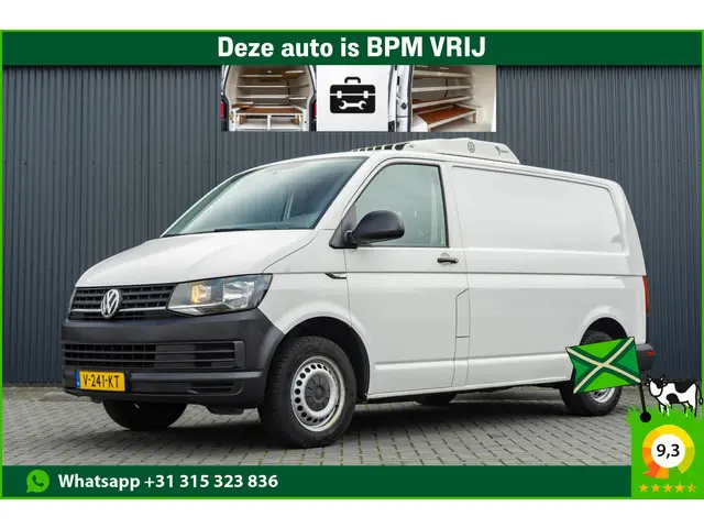 Volkswagen Transporter T6 2.0 TDI L1H1 | Koelwagen | Dag en nachtkoeling | 3-Zits | Cruise | Airco |...