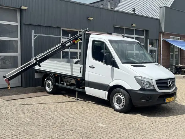 Mercedes-Benz Sprinter 316 2.2 CDI 366 EHD 3500kg Trekgewicht Pick up Openlaadbak HIAB laadkraan T-C...