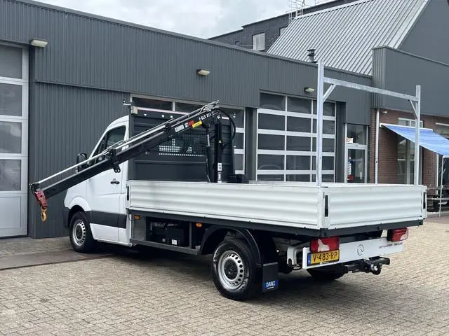 Mercedes-Benz Sprinter 316 2.2 CDI 366 EHD 3500kg Trekgewicht Pick up Openlaadbak HIAB laadkraan T-C...