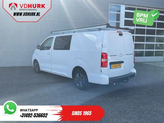 Peugeot Expert 2.0 HDi 180 pk Aut. DC Dubbel cabine LED/ Imperiaal/ Stuurverw./ Carplay/ Navi/ Camer...