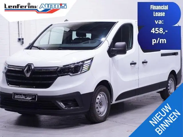 Renault Trafic 2.0 DCi 170 pk L2 Dubbel Cabine Aut. 2x Schuifdeur Navi, BPM vrij, LED Koplampen, PDC...