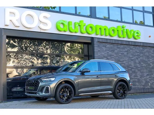 Audi Q5 50 TFSI e S edition | BTW | 21 INCH | LEDER | ELEK.TREKHAAK | SOH 87% | STOELVERWARMING |