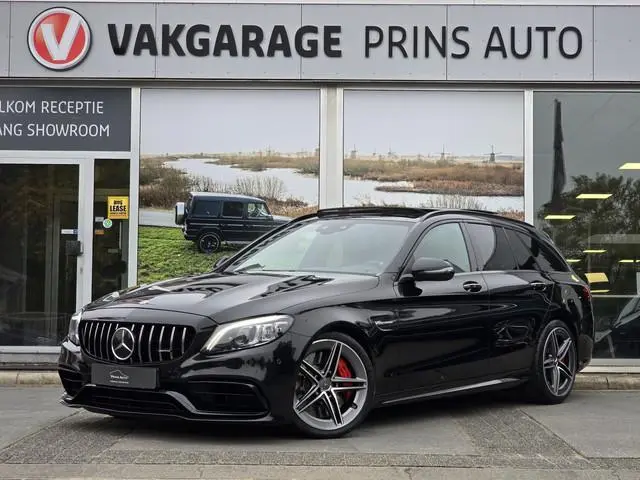 Mercedes-Benz C-klasse AMG 63 S Premium Plus Pack |PANO|BURMESTER|SP. UITLAAT|MEMORY|TRACK PACE| 173...