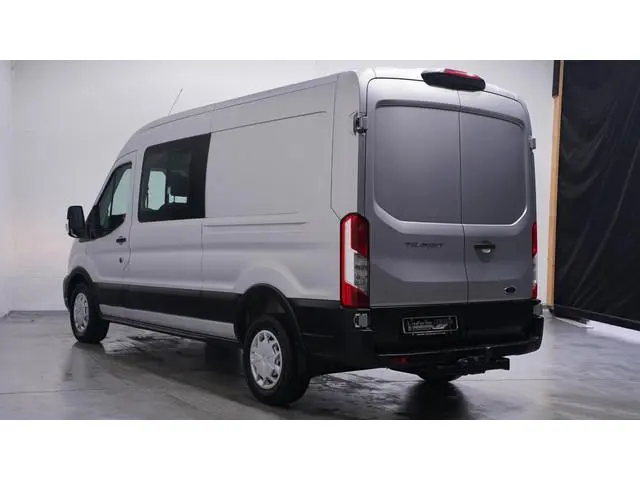 Ford Transit 2.0 TDCi 130 pk L3H2 Dubbel Cabine Airco Camera, Trekhaak, PDC V+A, 6-Zits