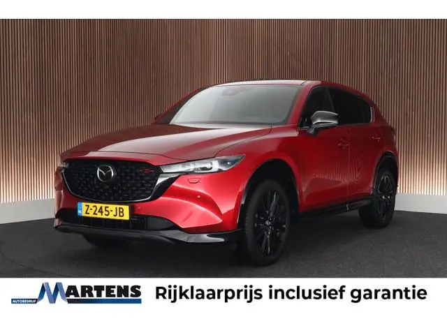 Mazda CX-5 2.5 194pk Homura Trekhaak Schuifdak Leder 360-Camera Bose Keyless Stoelverwarming