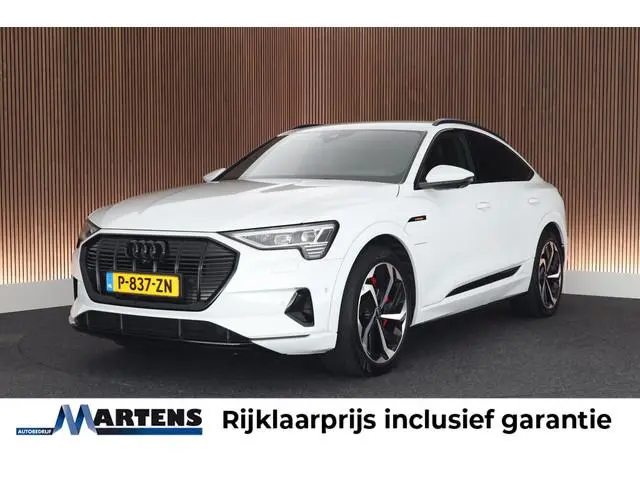 Audi e-tron Sportback 55 408pk quattro S edition 95 kWh SOH 91% Luchtvering 360Camera Nachtzicht Key...