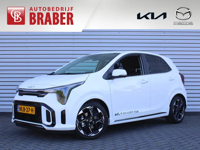 Kia Picanto 1.0 DPI GT-Line | Stuur-/stoelverwarming | Schuif-/kanteldak | Clima | Navi | 16" LM | C...