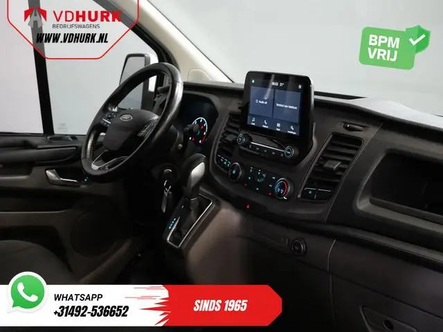 Ford Transit Custom 2.0 TDCI 130 pk Aut. L2 2x Schuifdeur/ Standkachel/ Stoelverw./ Carplay/ Airco/...