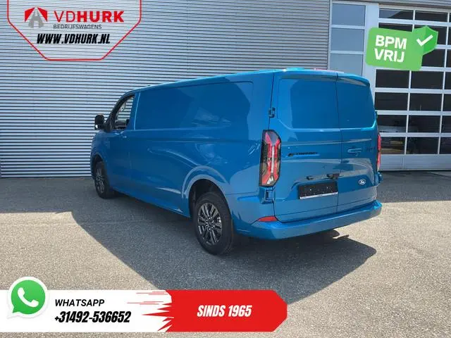 Ford E-Transit Custom 218 pk 330 km WLTP L2 Limited B&O/ Adapt.Cruise/ Elek.Trekhaak/ Standkachel/ S...