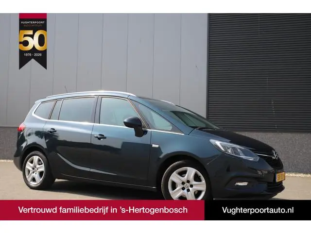 Opel Zafira 1.4 Turbo/120pk/7-persoons/Cruise/Carplay/Emerald Green/PDC/Led