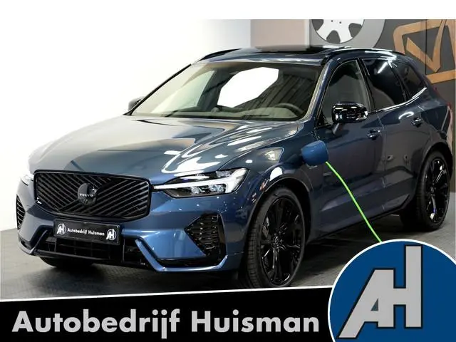 Volvo XC60 2.0 T8 AWD 299kW/407pk Aut8 MJ2027, NIEUW €82.945! Plug-in Ultra Black Exec. LUCHTVERING...