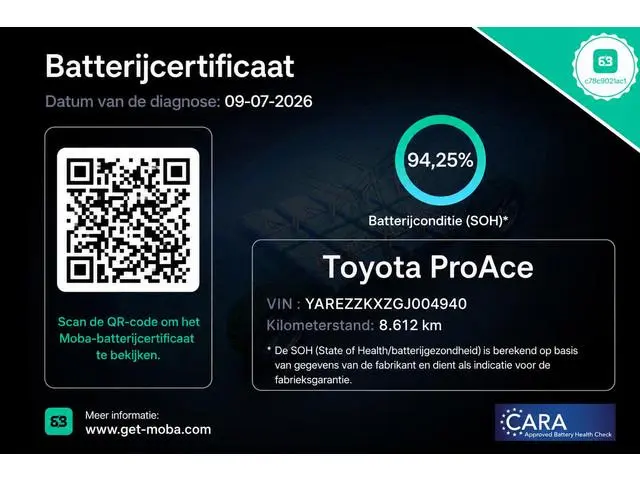 Toyota PROACE CITY Verso Electric, Lage Km, rijklaarprijs! Active 50 kWh