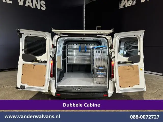 Ford Transit Custom 2.0 TDCI 130pk L2H1 Dubbele Cabine Inrichting Euro6 Airco | 5-Zits | Imperiaal |...