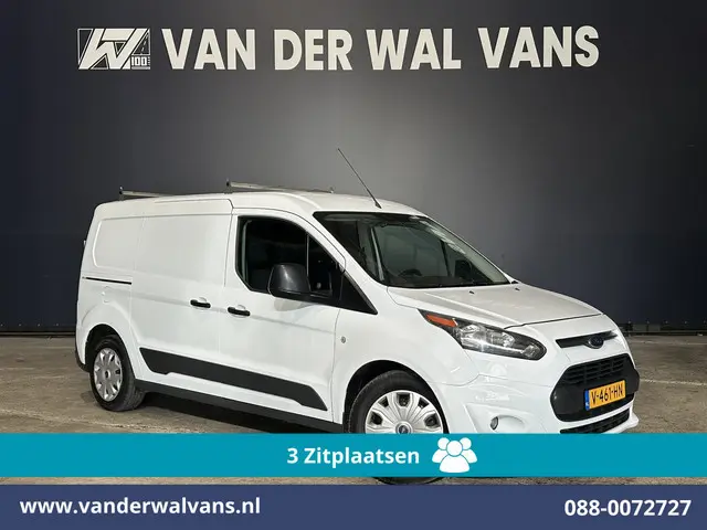 Ford Transit Connect 1.5 TDCI 101pk L2H1 Euro6 Airco | Cruisecontrol | 3-Zits | Trekhaak | Verwarmde...