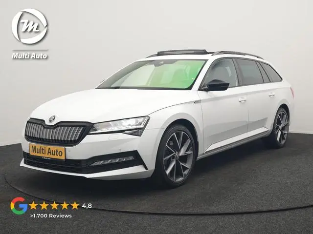 ŠKODA Superb Combi 1.4 TSI iV Sportline Business PHEV 218pk Dealer O.H. | Panodak | Adaptive Cruise...