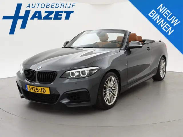 BMW 2-serie Cabrio 218i AUT. M-SPORT HIGH EXECUTIVE + LEDER SPORTINTERIEUR | TREKHAAK