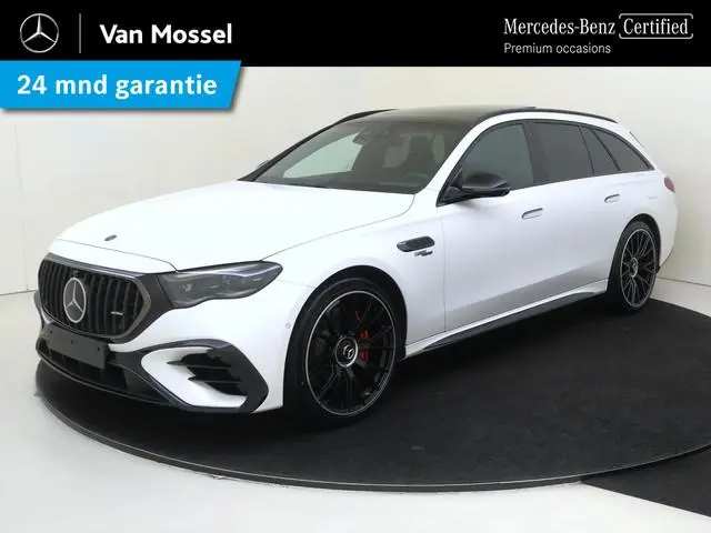 Mercedes-Benz E-klasse Estate AMG 53 4MATIC+ Night Edition / Opaalwit Magno/ Panoramadak/ SUPERSCREE...