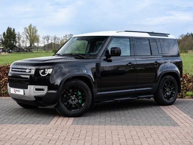 Land Rover Defender 110 2.0 P400e S | Black Pack | Leder interieur | Wit Dak | Adaptive Cruise | Col...