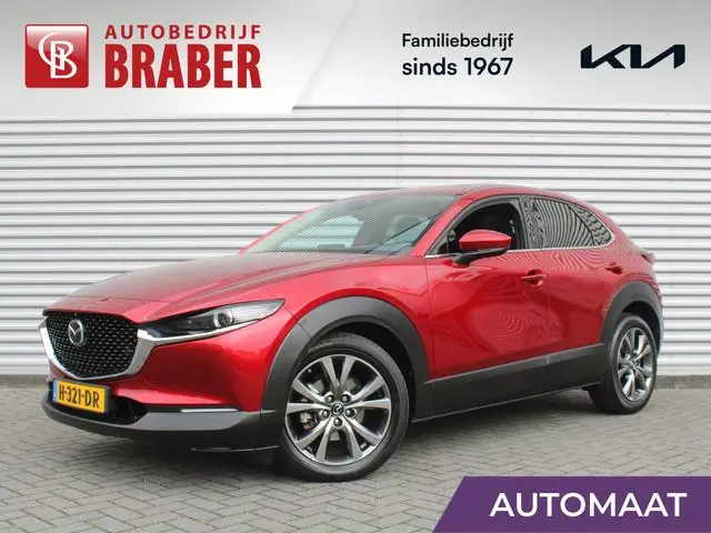 Mazda CX-30 2.0 e-SkyActiv-X M Hybrid Luxury | Trekhaak | Schuifdak | 18" LM | Leer | Elektr. stoelv...