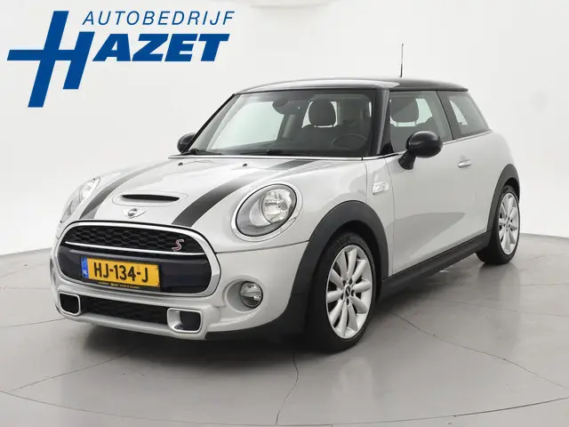 Mini Mini 2.0 Cooper S 192 PK WHITE SILVER + BRUIN LEDER | CHILI | STOELVERW. | BREEDBEELD NAVIGATIE