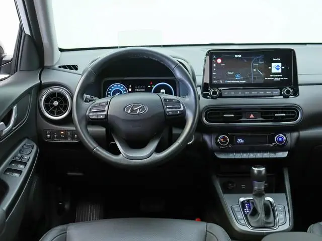 Hyundai Kona 1.6 GDI HEV Premium | Trekhaak | Leder | 1e eigenaar