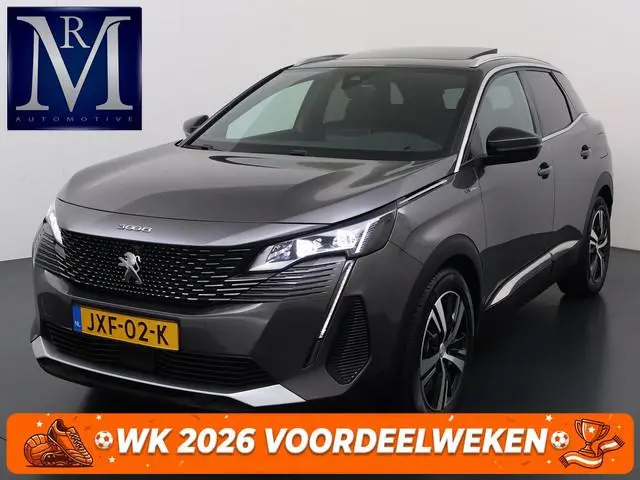 Peugeot 3008 1.6 HYbrid4 300 GT VAN: 26.900,- VOOR: 24.330,- UW WKVOORDEEL: 2.570,- | PANORAMADAK| A...