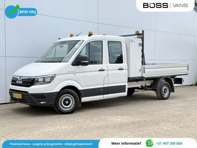 Volkswagen Crafter 3.140 2.0 TDI Automaat Open Laadbak Kist Dubbele cabine 6-persoons Airco Trekhaak...