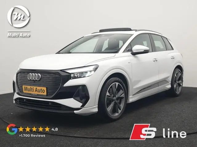 Audi Q4 e-tron 45 Quattro S edition 77 kWh 265pk Dealer O.H. | Panodak  | 20"L.M. | Sportstoelen Ver...