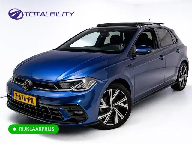 Volkswagen Polo 1.0 TSI R-Line Buss. 110 PK  | Panok | Stoelverwarming | Adapt. Cruise | Travel Assi...