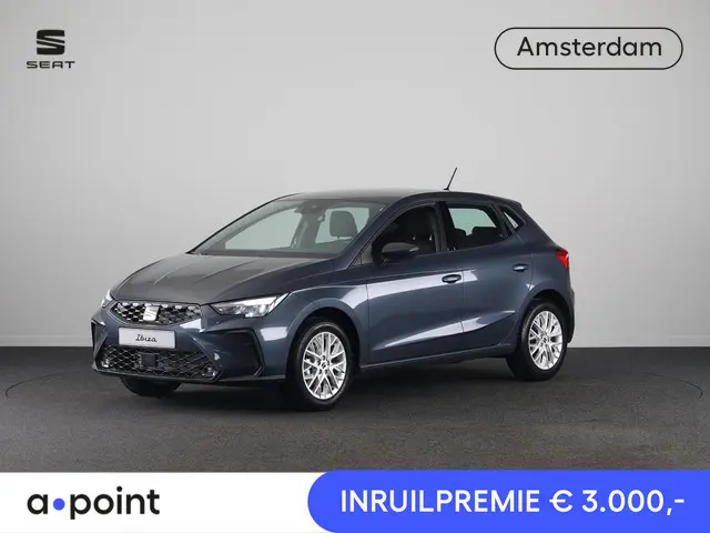 SEAT Ibiza Style 1.0 EcoTSI 95PK | Magnetic Tech Metallic | Park Assist | Apple Carplay | Cruise con...