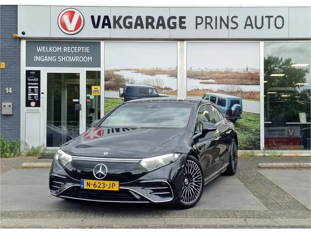 Mercedes-Benz EQS 450+ Edition 1 108 kWh |FABRIEKSGARANTIE|4WD|2 DE EIGENAAR|BURMESTER|STOEL.VW\KOEL...